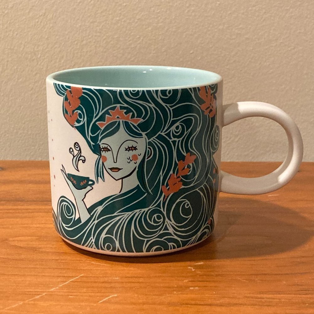 Starbucks 2018 Holiday Siren Mermaid Limited Classic 12 Oz Cup Mug